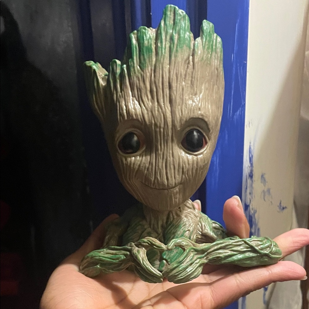 Green and Brown Tree-Like Figurine